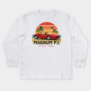 Magnum since 1980 Kids Long Sleeve T-Shirt